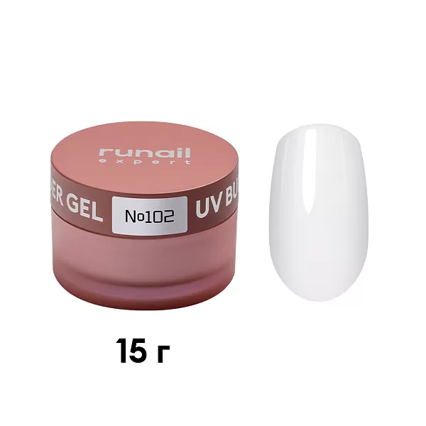 Runail Expert, Гель моделирующий UV BUILDER GEL №102, 15г банка